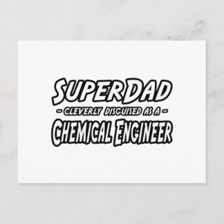 SuperDad...Chemisch ingenieur Briefkaart
