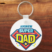 Superdad - Heroic Tribute Metal Sleutelhanger (Voorkant)