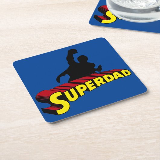 Superdad Kartonnen Onderzetters (Schuin)