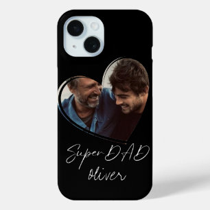 SuperDAD Moderne Foto Vaderdag iPhone 15 Case