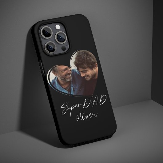 SuperDAD Moderne Foto Zwart Trendy Gift Case-Mate iPhone Case