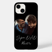 SuperDAD Moderne Foto Zwart Trendy Gift Case-Mate iPhone Case (Achterkant)