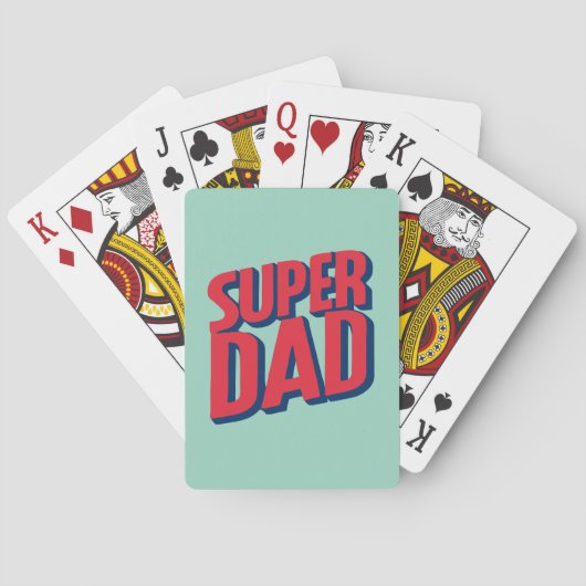 Superdad Pokerkaarten (Achterkant)