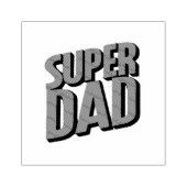 Superdad Rubberstempel (Afrduk)