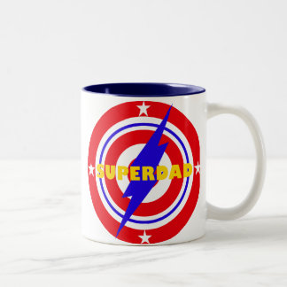 SuperDad Tweekleurige Koffiemok