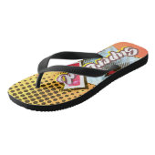 SuperDAD Vaderdag gift strandsandalen  Teenslippers (Schuin)