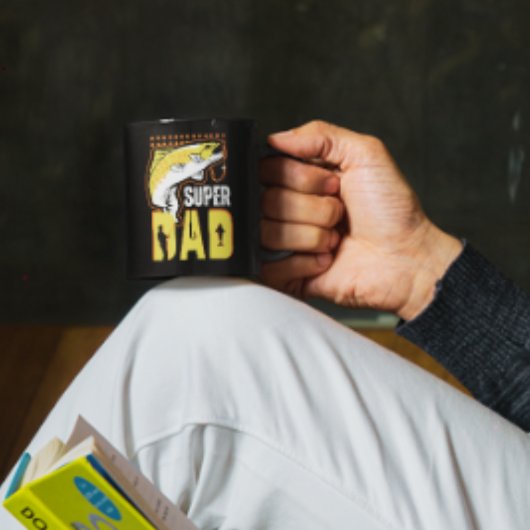 Superdad Visgift voor Vaderdag Cadeau Mok