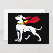 Superdog Krypto Briefkaart (Voorkant / Achterkant)