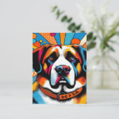 Superdog super hond redding Party Uitnodigingen PC (Staand voorkant)