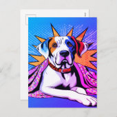 Superdog super hond redding Party Uitnodigingen PC (Voorkant / Achterkant)