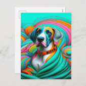 Superdog super hond redding Party Uitnodigingen PC (Voorkant / Achterkant)