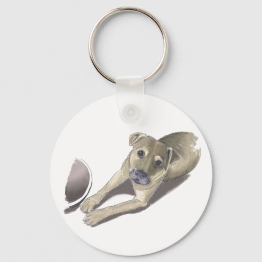 Superdol Ashton's Beste Vriend Hond Sleutelhanger (Voorkant)