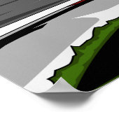 SuperDuke op het racespoor Poster (Hoek)