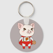 Superduper Piggy Sleutelhanger (Voorkant)