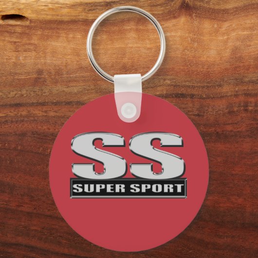 superdupersport rood sleutelhanger (Voorkant)