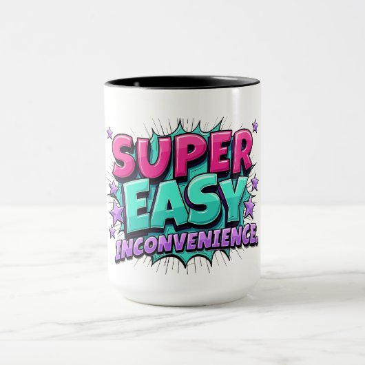 Supereenvoudig en ongemak mok (Midden)