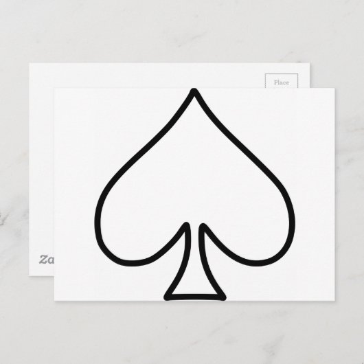 Supereenvoudige vormgeving briefkaart (Voorkant / Achterkant)