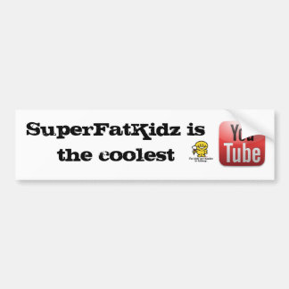 SuperFatKidz Youtube - Bumpersticker
