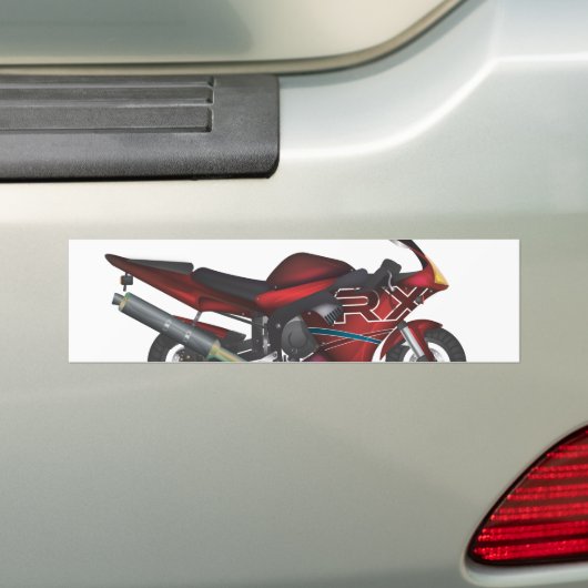 Superfiets Bumpersticker (Op auto)