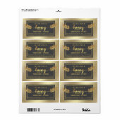 superfijn kalligrafie honingbijenkast jar etiket (Full Sheet)