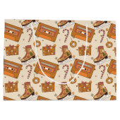 Superfloral Retro Christmas Joy Groot Cadeauzakje (Achterkant)