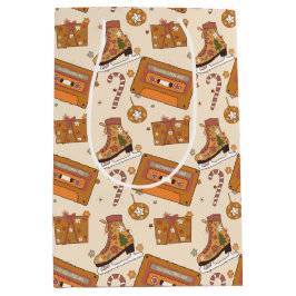 Superfloral Retro Christmas Joy Medium Cadeauzakje