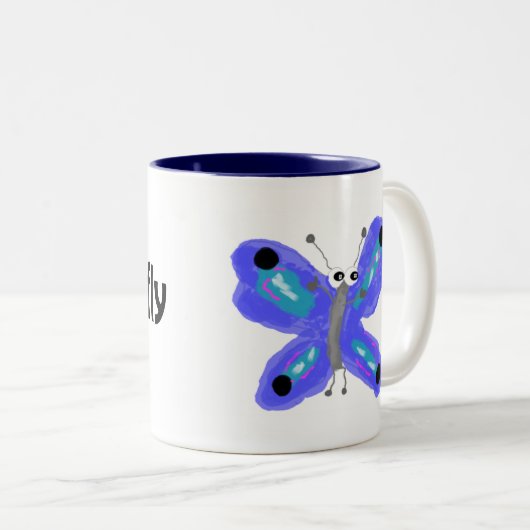 Superfly-Mok Tweekleurige Koffiemok (Voorkant rechts)