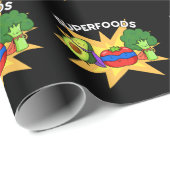 Superfoods Funny Vegetable Pun Cadeaupapier (Rol Hoek)