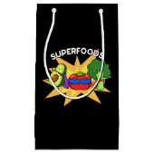 Superfoods Funny Vegetable Pun Klein Cadeauzakje (Voorkant)