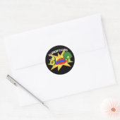 Superfoods Funny Vegetable Pun Ronde Sticker (Envelop)