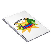 Superfoods Grappige Groente Grap  Notitieboek (Rechterzijde)