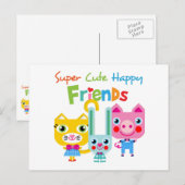 superfriends.png briefkaart (Voorkant / Achterkant)