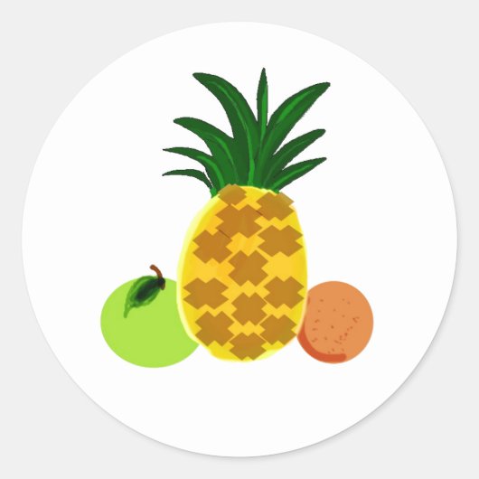 Superfruit Ronde Sticker (Voorkant)