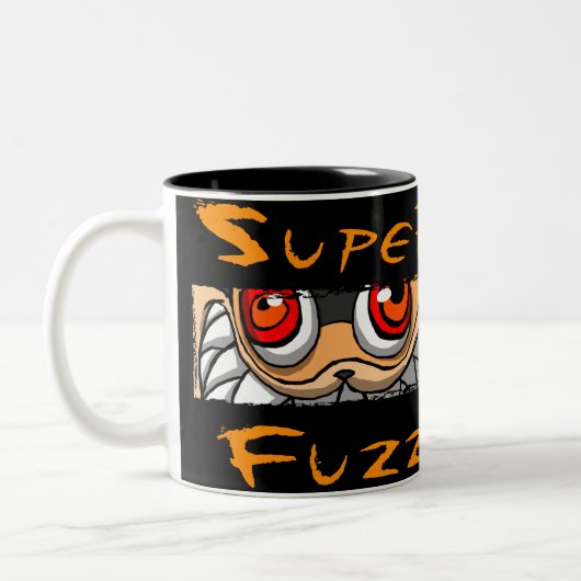 SuperFuzz-Mok Tweekleurige Koffiemok (Links)