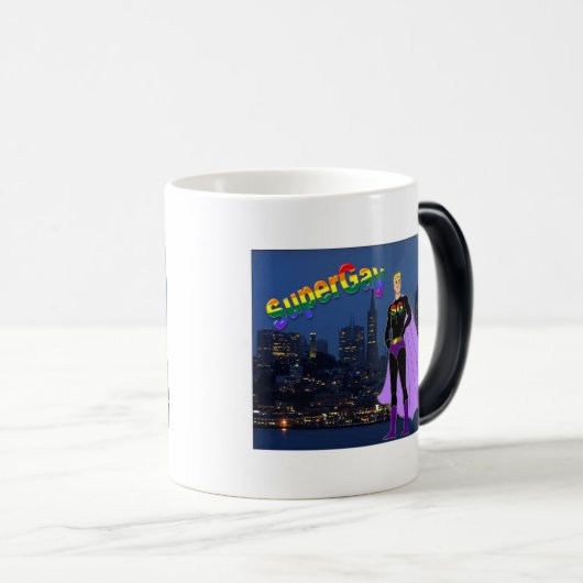 SuperGay San Francisco Magische Mok (Voorkant rechts)