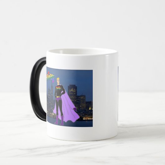 SuperGay San Francisco Magische Mok (Voorkant links)