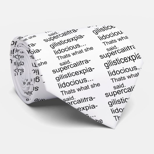 supergeavanceerd, expialidociaal stropdas (Opgerold)