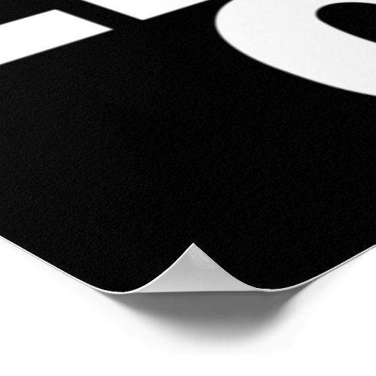 supergeavanceerd, expialidocieus zwart poster