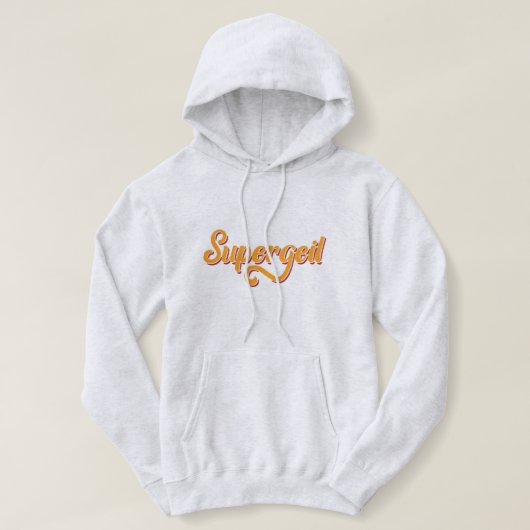 Supergeil German Deutschland Geweldige Slang Hoodi Hoodie (Design voorkant)