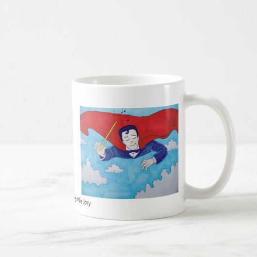 Supergeleider-cartoon Koffiemok (Rechts)