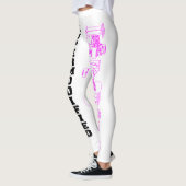 Supergemodificeerd met roze omtrek leggings (Links)