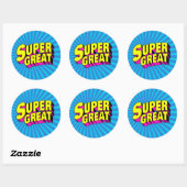 Supergeweldig Ronde Sticker (Vel)