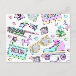 SuperGeweldige kleuren 80 Briefkaart