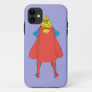 Supergirl Achteraanzicht iPhone 11 Hoesje