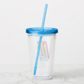 Supergirl-afbeelding Acryl Drinkbeker (Achterkant)