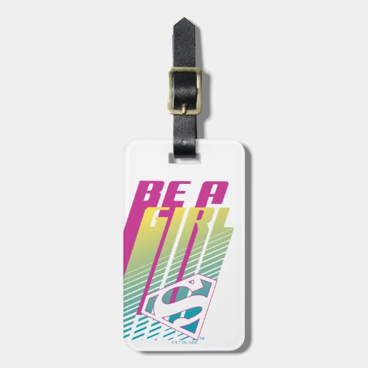 Supergirl-afbeelding Bagagelabel (Voorkant verticaal)