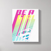 Supergirl-afbeelding Canvas Afdruk (Voorkant)