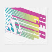 Supergirl-afbeelding Fleece Deken (Voorkant (Horizontaal))