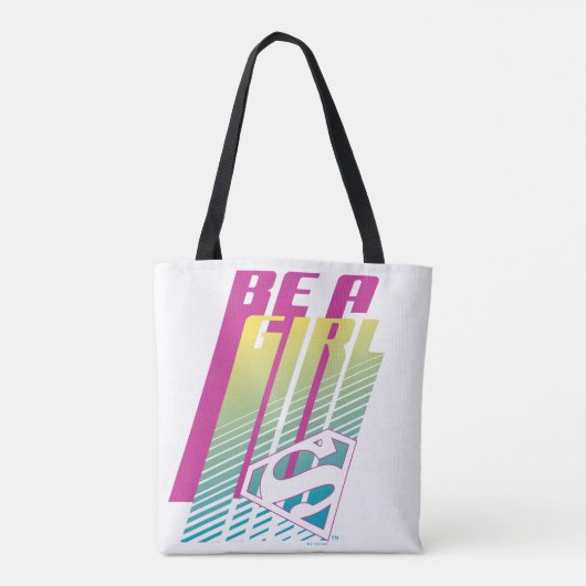 Supergirl-afbeelding Tote Bag (Achterkant)