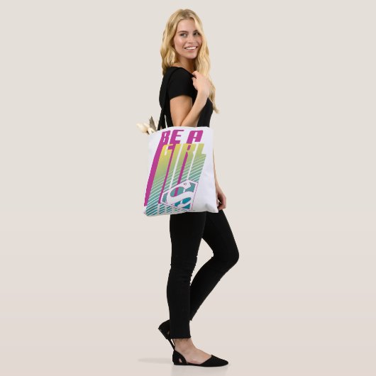 Supergirl-afbeelding Tote Bag (Op model)